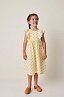 Tocoto Vintage,VESTIDO SIN MANGAS VOLANTES ESTAMPADO FLORES
